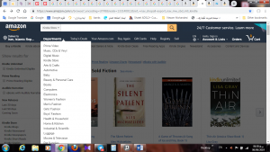 انتخاب کالا برای خرید در فروشگاه آمازون amazon: