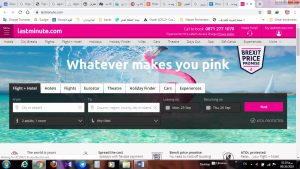 وبسایت lastminute