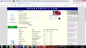 ثبت نام در سایت money4music.com